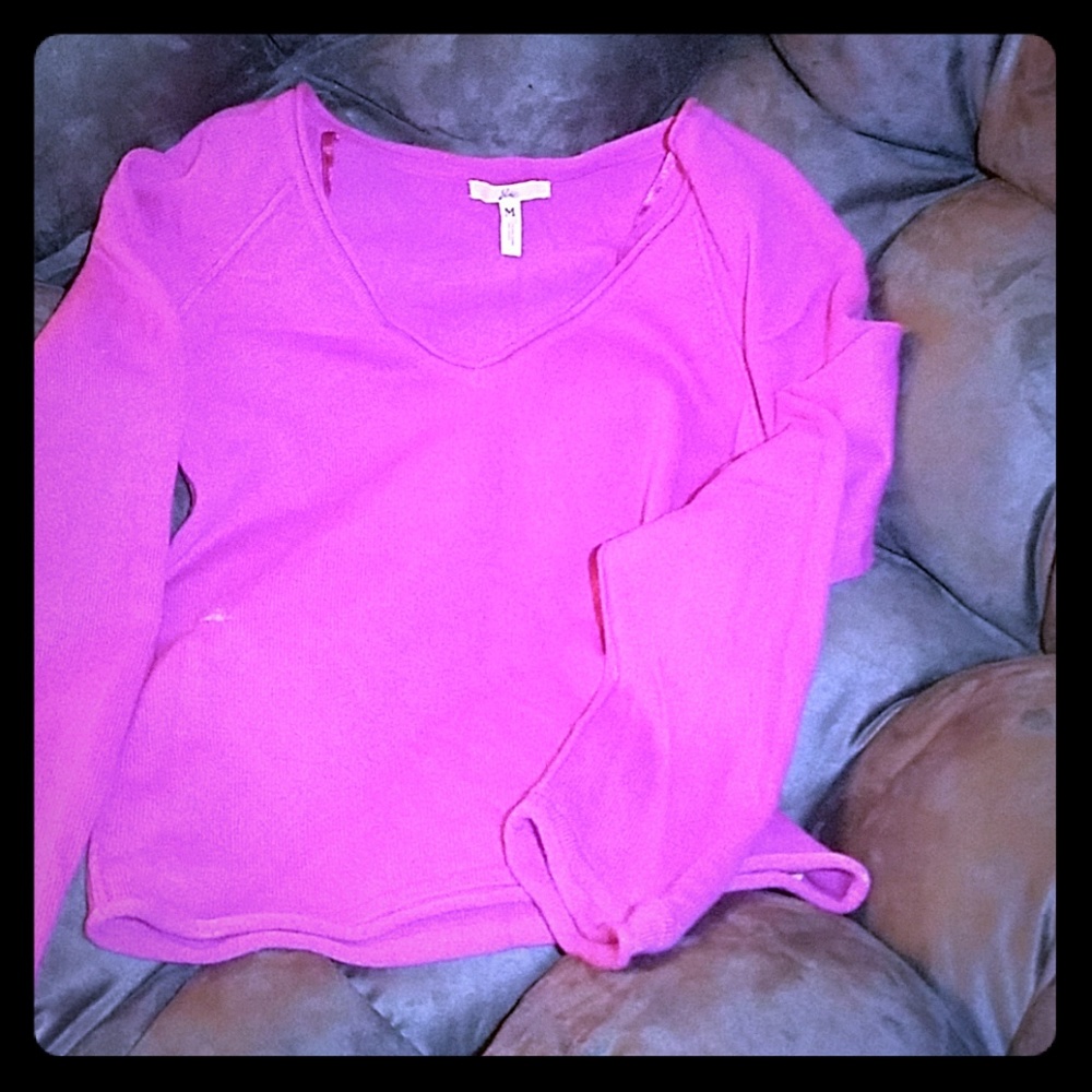 Joie Cashmere hot pink sweater